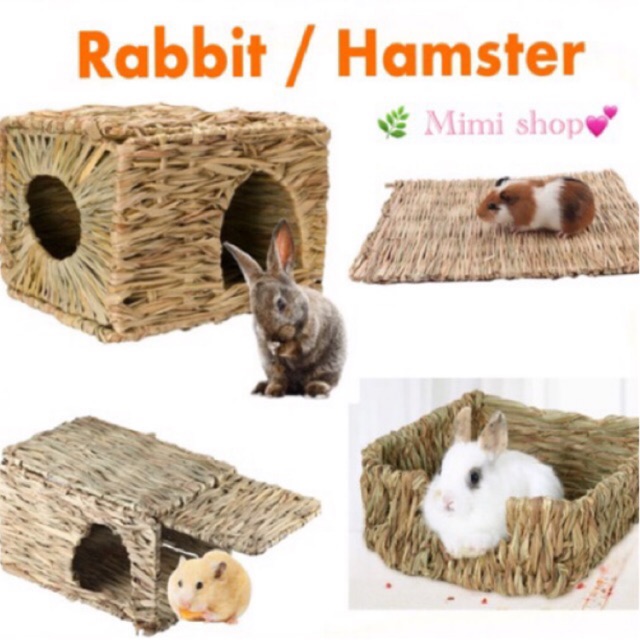 *มาเพิ่มแล้ว ♥️บ้านหญ้าห๊อมหอม ที่น้องกระต่ายและหนูชื่นชอบ 🐰💕🐹