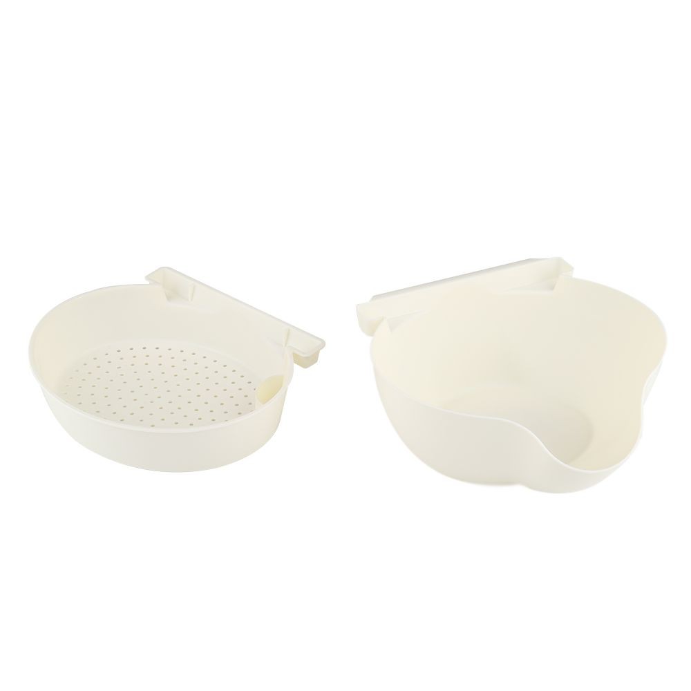 ตะกร้าล้างผัก KECH 19052109 สีขาว อุปกรณ์จัดเก็บในครัว ตะกร้าใส่ของในครัว