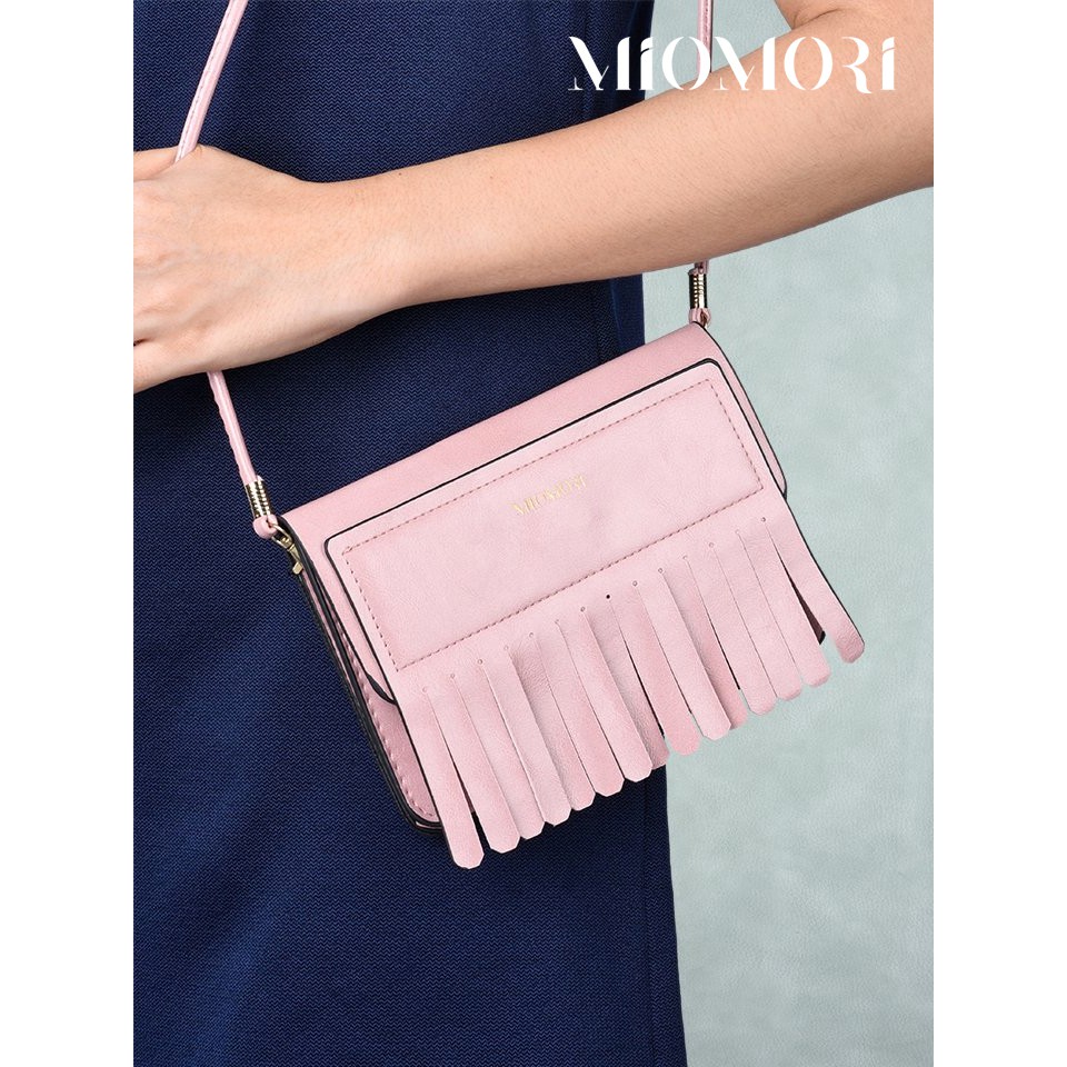 !!สินค้าขายดี!! MIOMORI กระเป๋าสะพาย กระเป๋าแฟชั่น คลัทช์ กระเป๋าสะพายข้าง Crossbody Bag