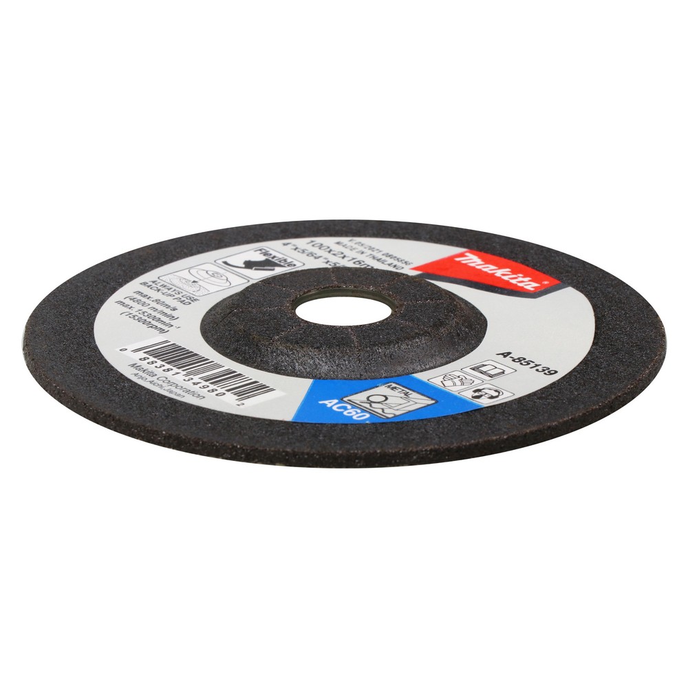 เครื่องมือช่าง สว่าน ดอกสว่าน แผ่นเจียร์อ่อนตัว MAKITA 4" MAKITA 4" GRINDING DISC