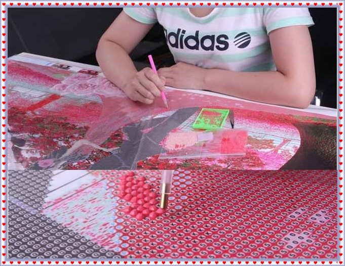 เจ้าแม่กวนอิม ครอสติสคริสตัล Diamond painting โมเสก ภาพติดเพชร งานฝีมือทำที่บ้าน DIY