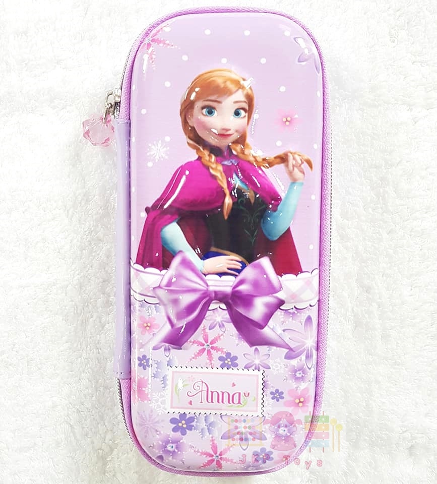 กล่องดินสอลาย Frozen เเบบซิป ลายเเอนนา
