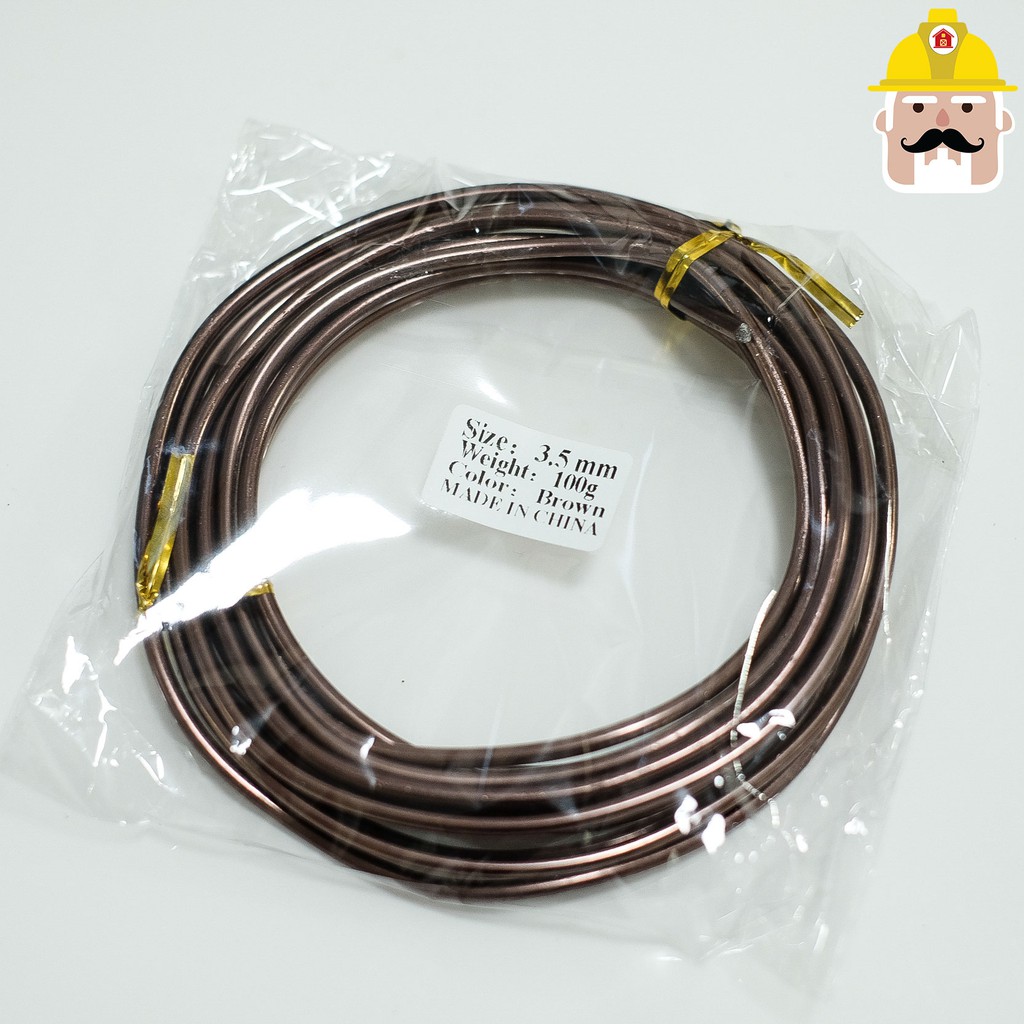 *พร้อมส่ง* ลวดดัดบอนไซ ขนาด100กรัม สีน้ำตาล อุปกรณ์บอนไซ อุปกรณ์ตกแต่งสวน ต้นไม้ฟอกอากาศ ต้นไม้มงคล ลวดบอนไซสีดำ