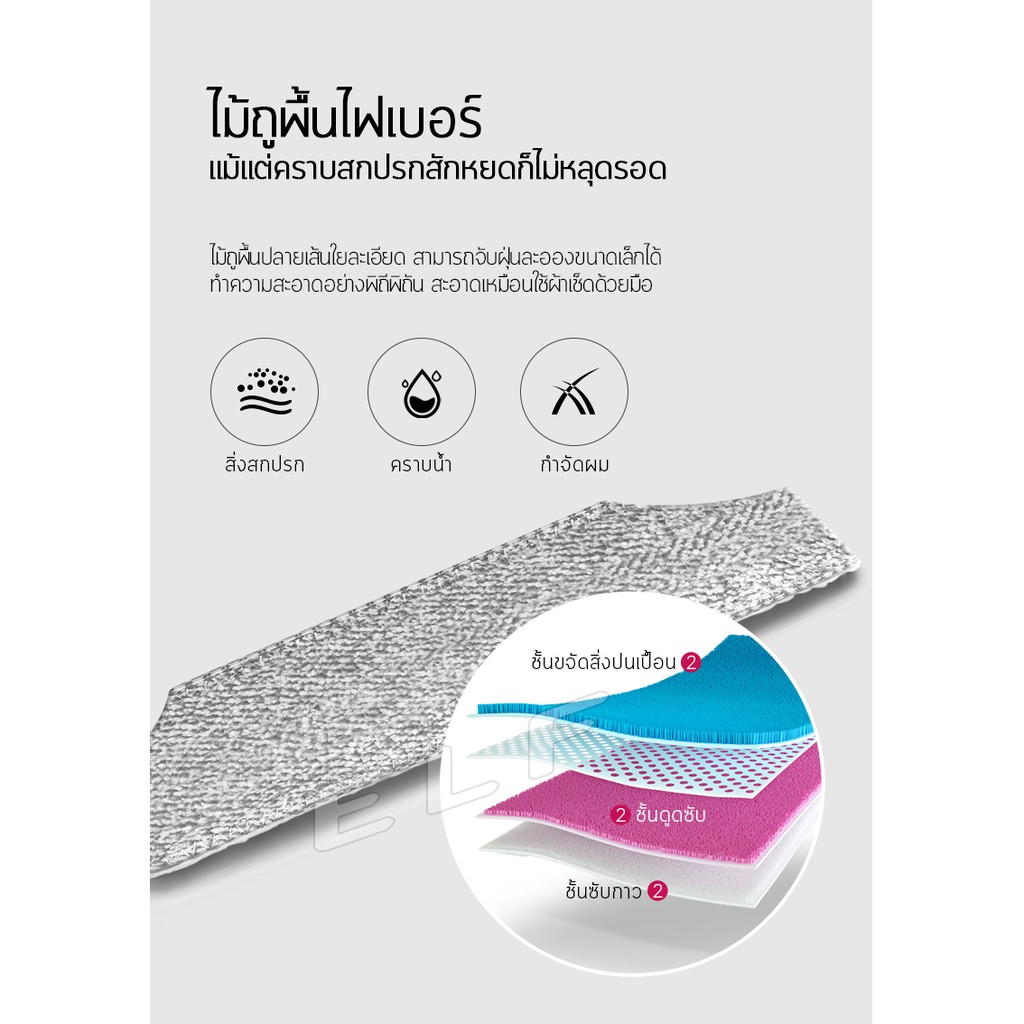 ELF ไม้กวาดดูดฝุ่น ไม้กวาด กวาดพื้น ถูพื้น ไม้กวาดบ้าน ไม้กวาดออโต้ ไม่ใช้ไฟฟ้ ไม้ถูพื้น ที่เก็บขยะ เครื่องใช้ในบ้าน