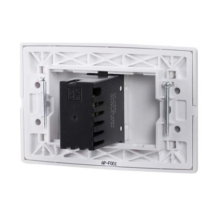 ชุดเต้ารับ 2 ช่อง HACO USB AP-USB10 ผลิตจากทองเหลืองอย่างดีไม่บิดงอง่าย