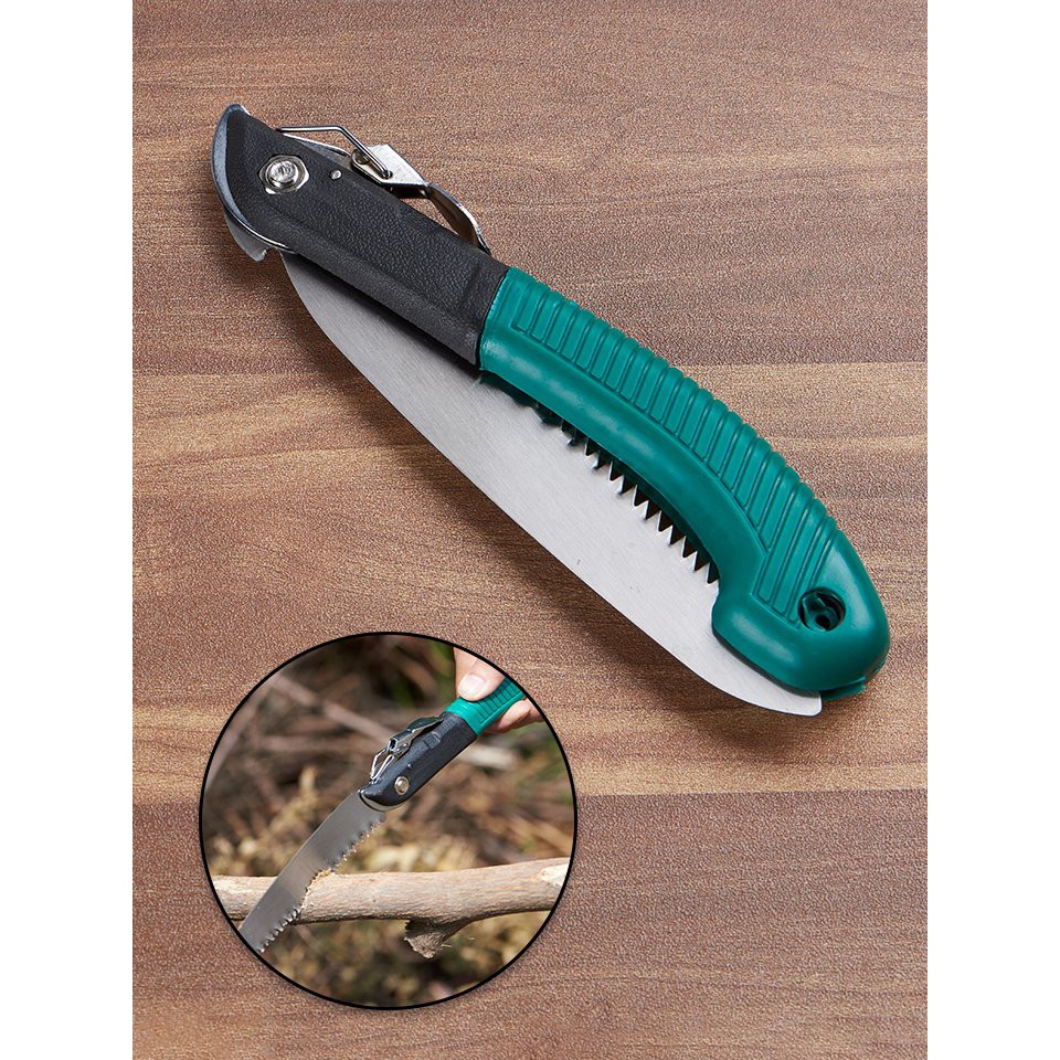 !!สินค้าขายดี!! เลื่อยมือแบบพกพา เลื่อยตัดกิ่งไม้ เลื่อยพลูซอ เลื่อยพับ Foldable Saw