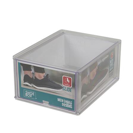 กล่องรองเท้าใส BOX BOX 9955R 27.8x36x17.1 ซม. ทนทานต่อการใช้งาน