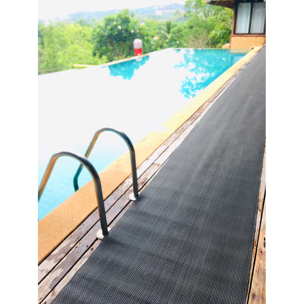 แผ่นกันลื่นปูพื้นสระว่ายน้ำ /แผ่นยางกันลื่น แผ่นปูพื้นกันลื่นห้องน้ำ-กว้าง120cm*หนา 5.5mm ( 100cm - 450cm)