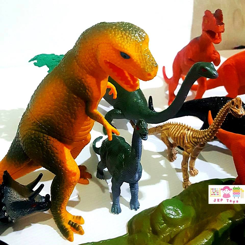 โมเดลพลาสติกเกรดดี ลายไดโนเสาร์ จำนวน 25 ชิ้น