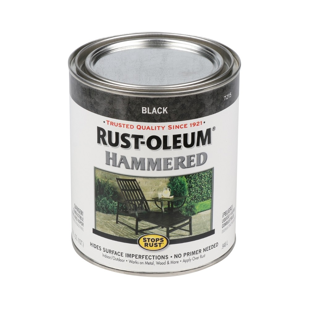 วัสดุก่อสร้าง สีทาบ้าน สีทาทั่วไป สีน้ำมันลายฆ้อน RUST-OLEUM #7215 1/4GL