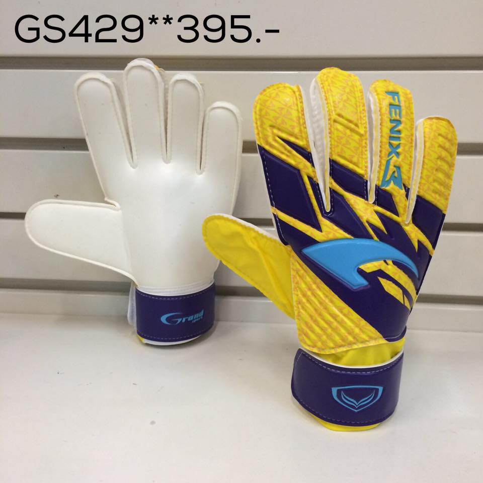 GRAND SPORT ถุงมือผู้รักษาประตู รหัส GS429 สีเหลือง เบอร์ 7-10