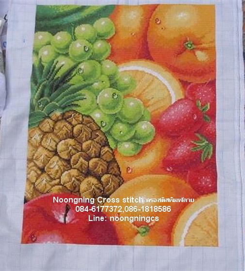 ตัวอักษรจีน ชุดปักครอสติช พิมพ์ลาย ครอสติสจีน งานฝีมือ DIY