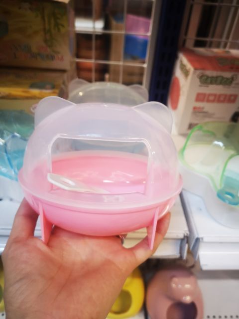 ห้องน้ำหนูแฮมเตอร์ NEWAGE ห้องน้ำหนูไจแอนท์ และหนูพันธุ์ชนิดอื่นๆ (รุ่นหัวหมี)