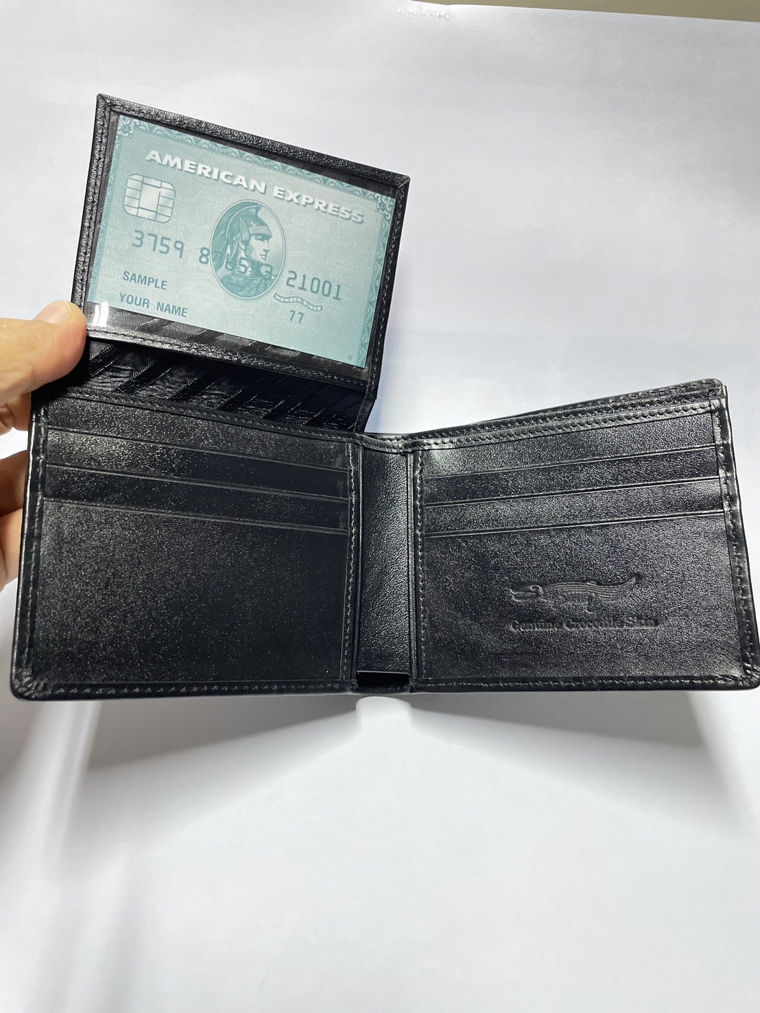 กระเป๋าหนังจระเข้แท้ (กระดูกหาง)