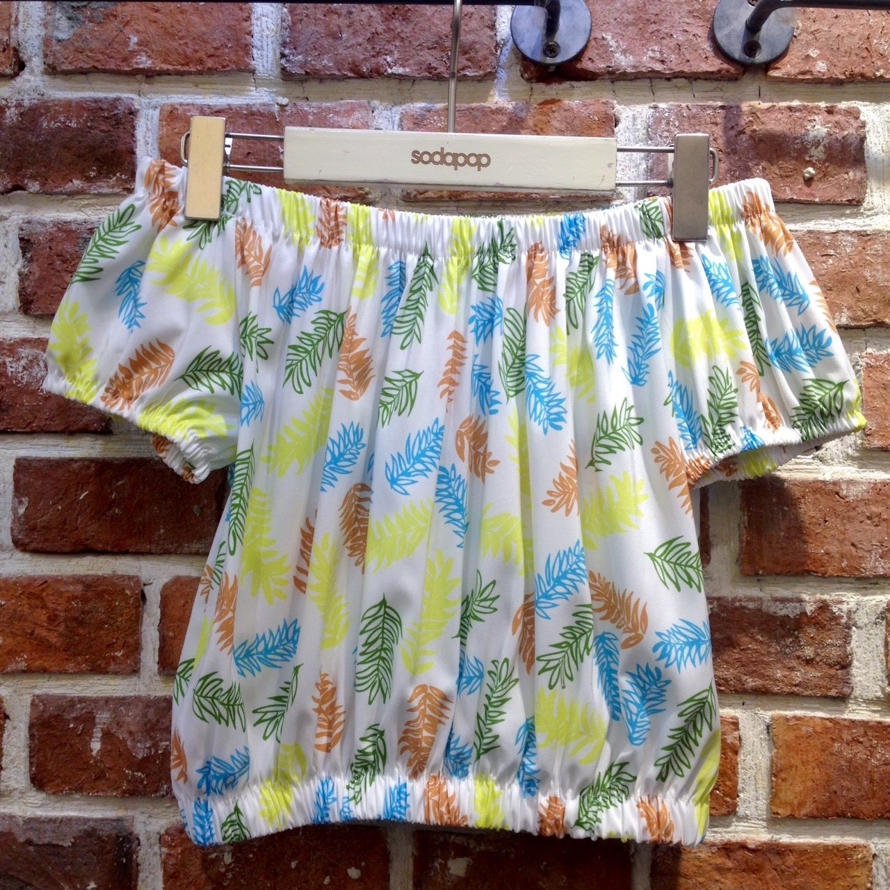 เสื้อผ้าแฟชั่น เสื้อผ้าเกาหลี เสื้อเปิดไหล่ (สม็อคไหล่,เอว ) เสื้อแขนตุ๊กตา