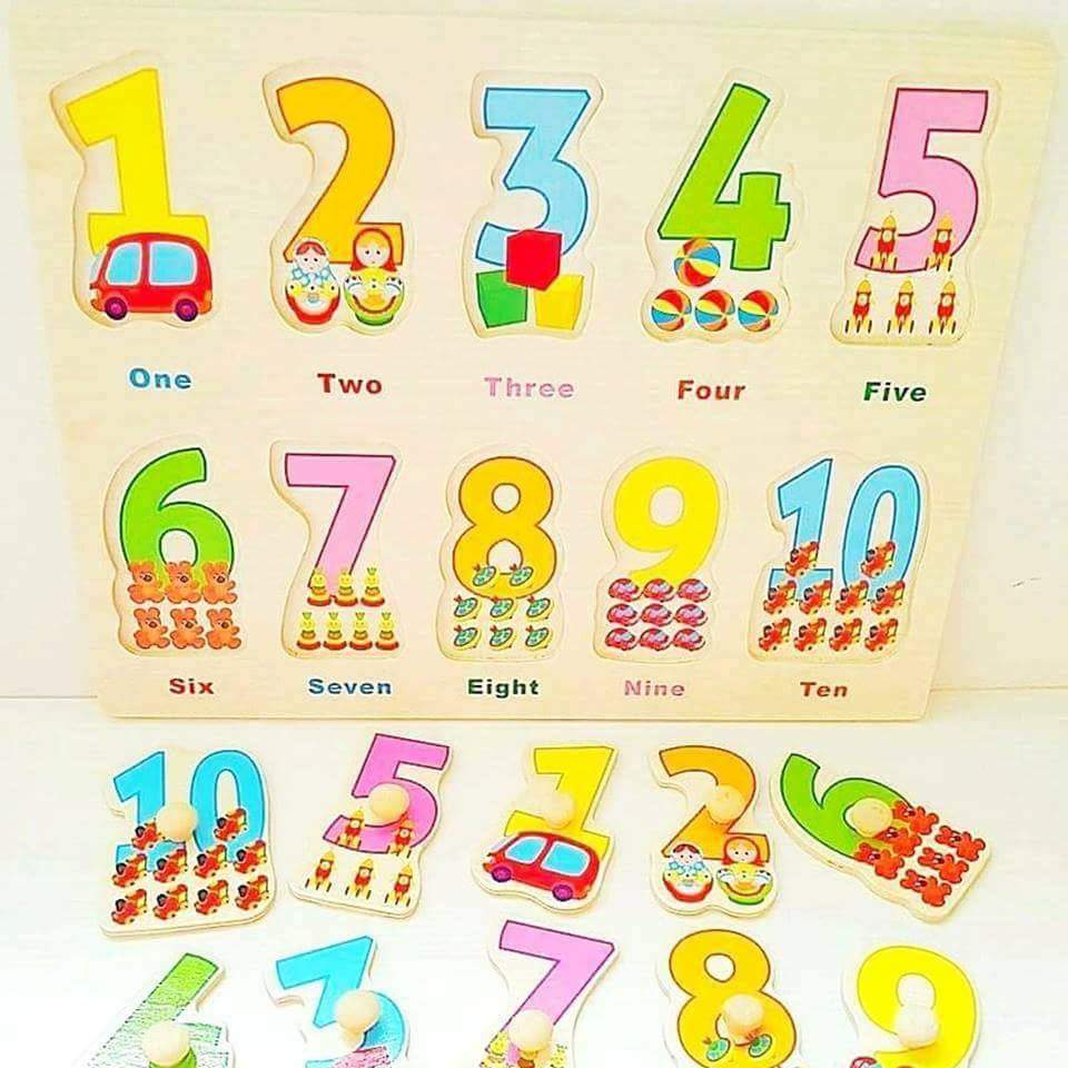 จิ๊กซอว์หมุดไม้ เซทสุดคุ้ม 8 เเผ่น