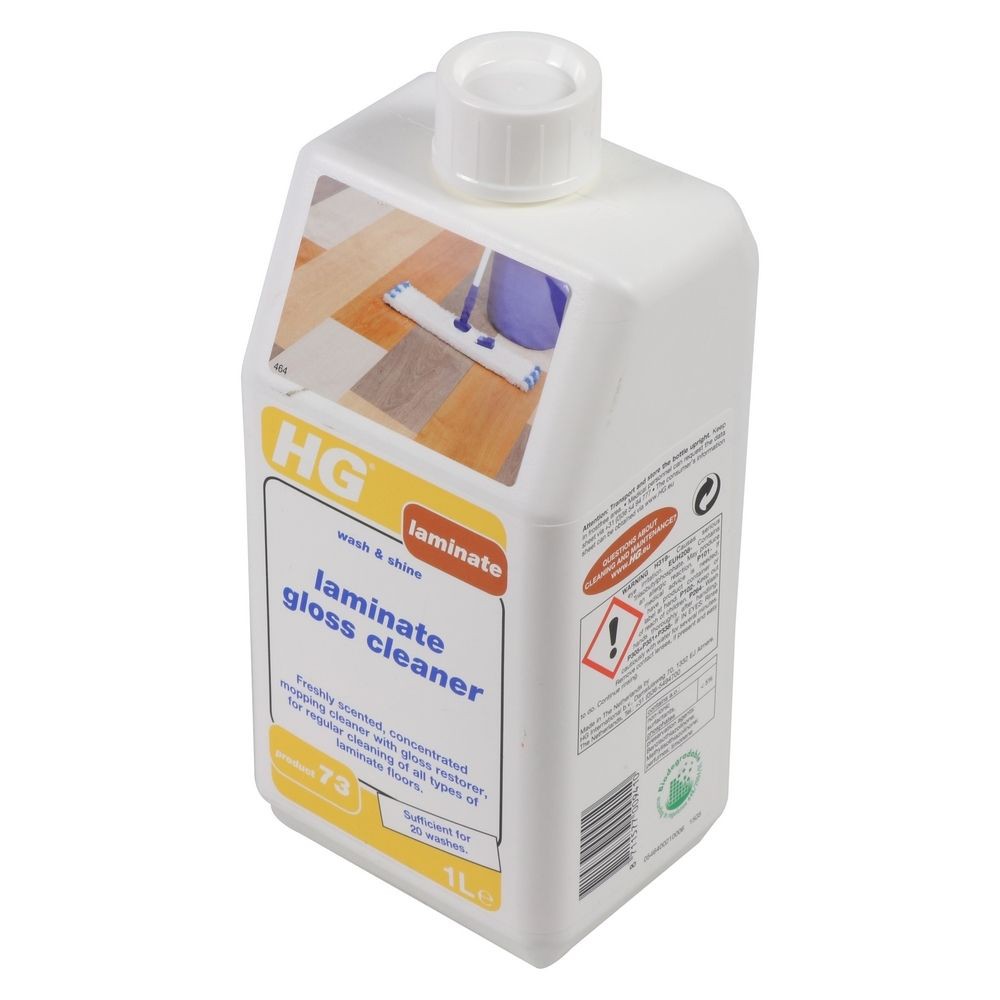 น้ำยาทำความสะอาดพื้นลามิเนต HG 1 ลิตร CLEAN & POLISH LAMINATE HG 1L
