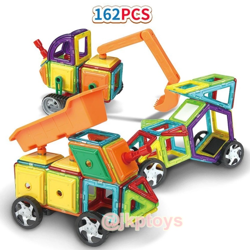 Magical Magnet ตัวต่อเเม่เหล็ก 162 ชิ้น