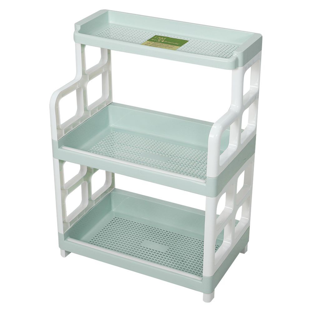 ชั้นวางอเนกประสงค์ 2 ชั้น+ชั้นลอย API ECO เขียว KITCHEN RACK PLASTIC 2TIER+1TIER API ECO GREEN