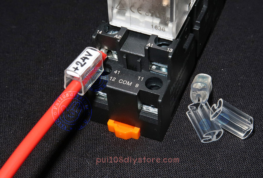 ชุดวายมาร์กเกอร์แบบเขียนและสอดยาว12mm สายไฟ 0.5-2.5 sqmm 1ชุด30+30ชิ้น สไตล์ยุโรป