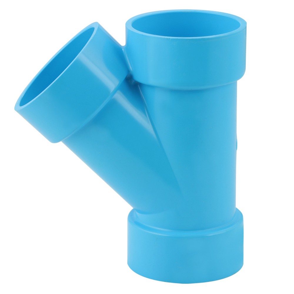 ท่อประปา ข้อต่อ ท่อน้ำ ท่อPVC ข้อต่อสามทางวาย-บาง SCG 2 นิ้ว สีฟ้า FAUCET WYE PVC SOCKET SCG 2" LITE BLUE