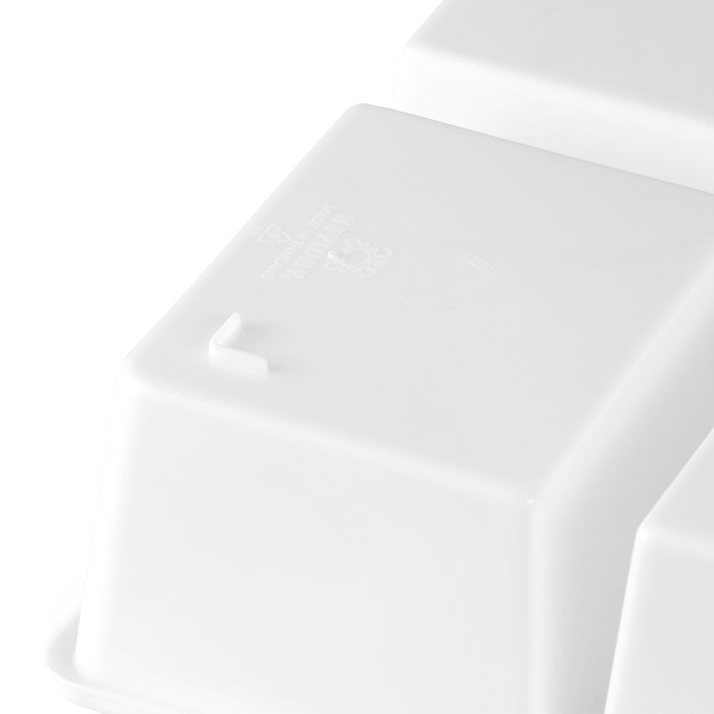 กล่องแบ่ง 6 ช่อง 29x23.8x6.3 ซม. TLR-106 สีขาว