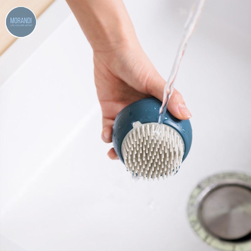 Morandi แปรง ขัดหม้อ แปรงขัดหม้ออุปกรณ์ทำความสะอาด แปรงขัด แปรงขัดกระทะ แปรงขน ซิลิโคน