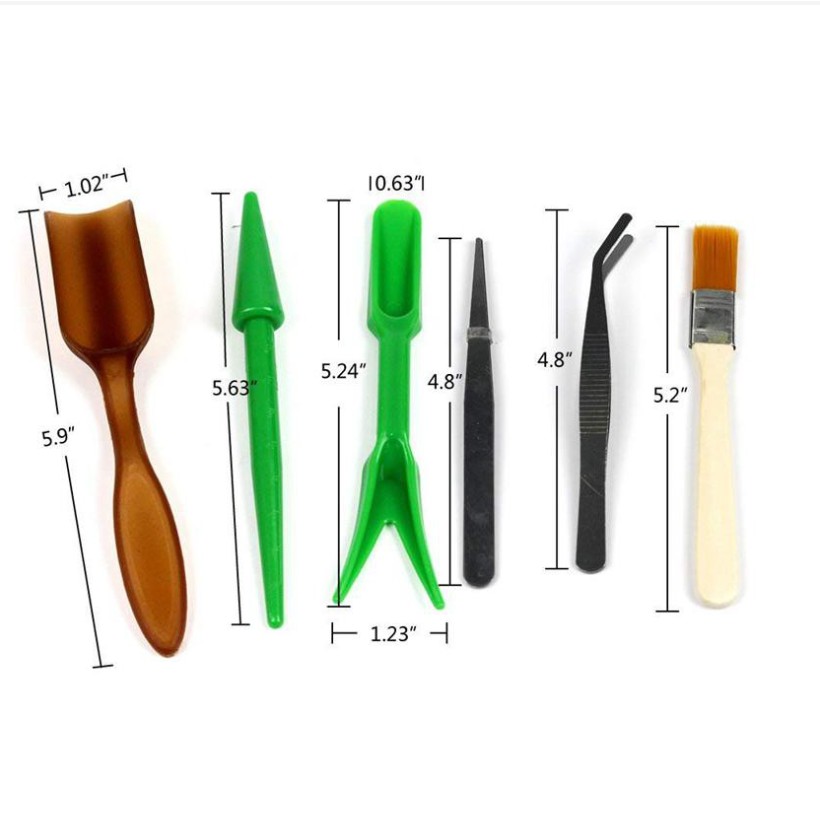 ชุดอุปกรณ์การปลูก ทำสวนขนาดเล็ก 10ชิ้นสำหรับต้นไม้ขนาดเล็ก แคคตัส กระบองเพชร ไลทอป เพื่อการปลูกต้นไม้ที่ง่ายขึ้น 10jian