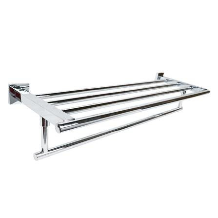 ชั้นวางพร้อมราว HAFELE 499.98.150 โครม ราวตากผ้า ราวแขวนผ้า ราวแขวน ราวแขวนเสื้อผ้า