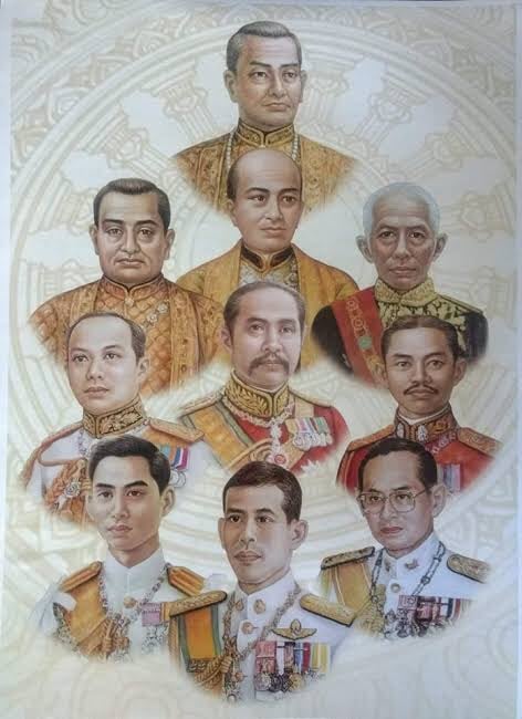 10กษัตริย์ ราชวงศ์จักรี ชุดปักครอสติส พิมพ์ลาย ครอสติสจีน งานฝีมือทำที่บ้าน DIY