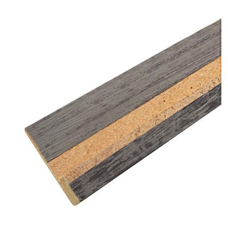 ตัวจบเก็บขอบ MDF CROBERN 31x2450x12 มม. สีเทา สวยงาม ทนทาน