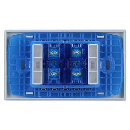 ชุดสวิตช์ 1 ทาง 2 ช่อง SIEMENS 5TA9 855-2PB02 สีเงิน ทนต่อการใช้งาน