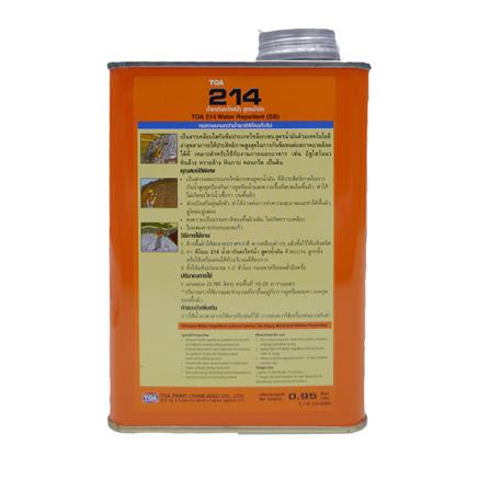 น้ำยาเคลือบด้านสูตรน้ำมัน TOA 214 1/4 gl. ทนทานต่อน้ำ สารเคมี สภาพแวดล้อมต่างๆได้ดี