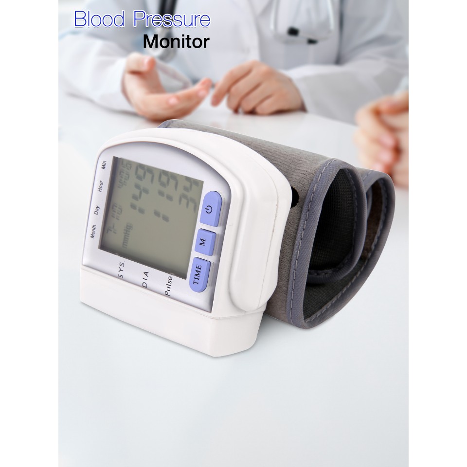 !!สินค้าขายดี!! เครื่องวัดความดันโลหิตอัตโนมัติ Automatic Wrist Watch Blood Pressure Monitor