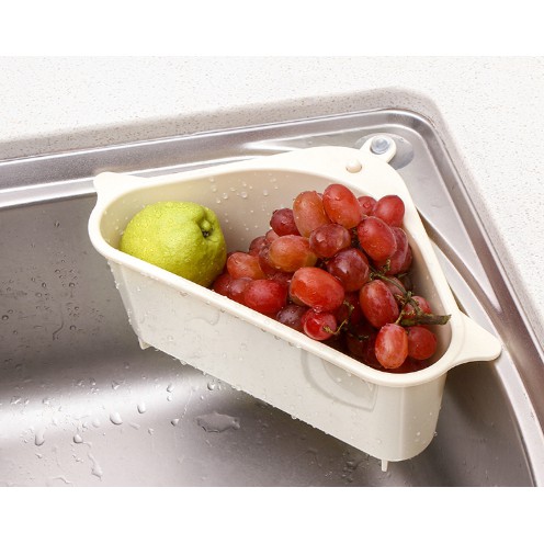 ที่วางฟองน้ำ ที่วางสบู่ ตะแกรงวางฟองน้ำ ตะแกรงกรองเศษอาหาร ที่กรองเศษอาหาร ตะกร้าล้างผัก ในห้องครัว ห้องน้ำ (240905)