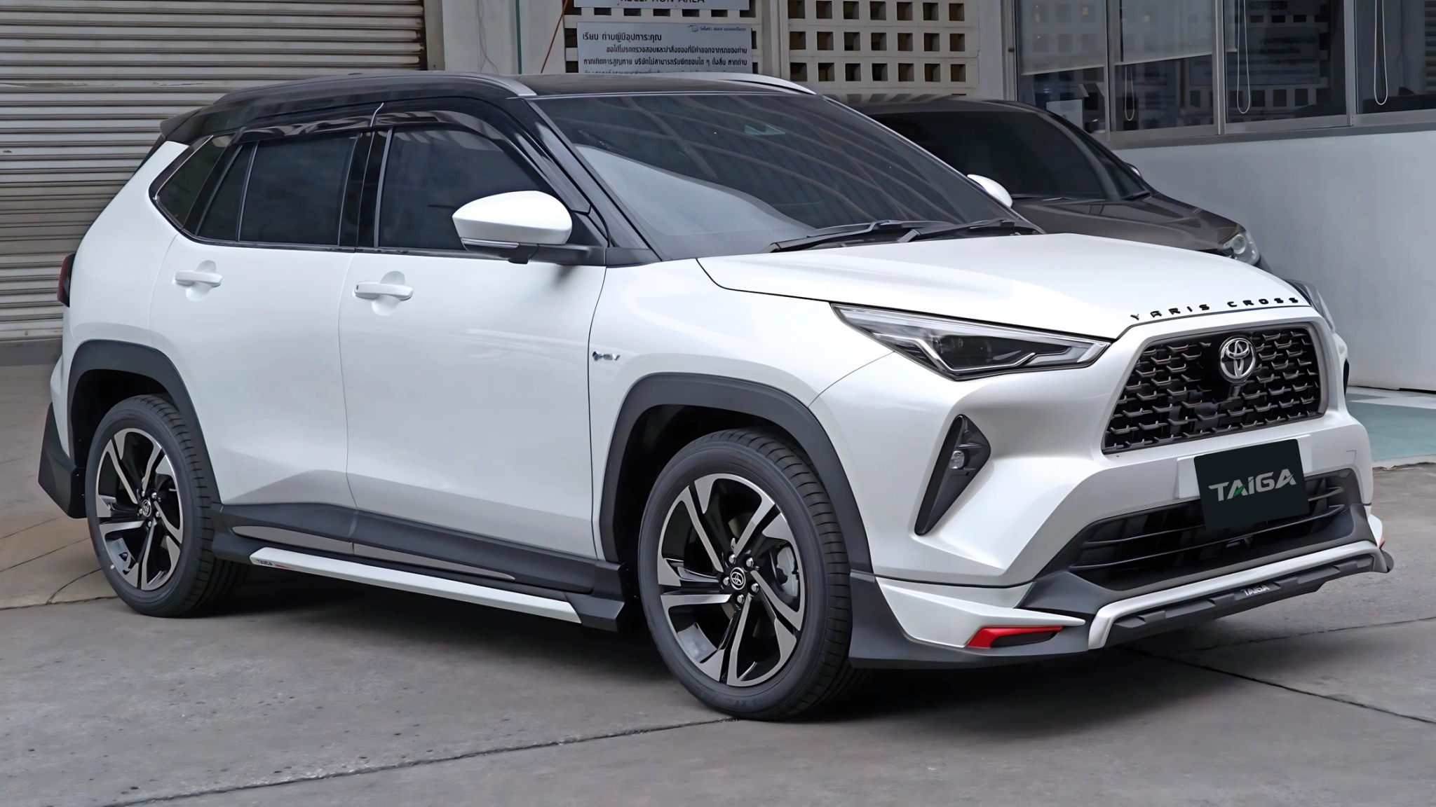 ชุดแต่งรถ-สเกิร์ต-อุปกรณ์แต่งรถ New Toyota Yaris Cross 2023-2025 ทรง Taiga