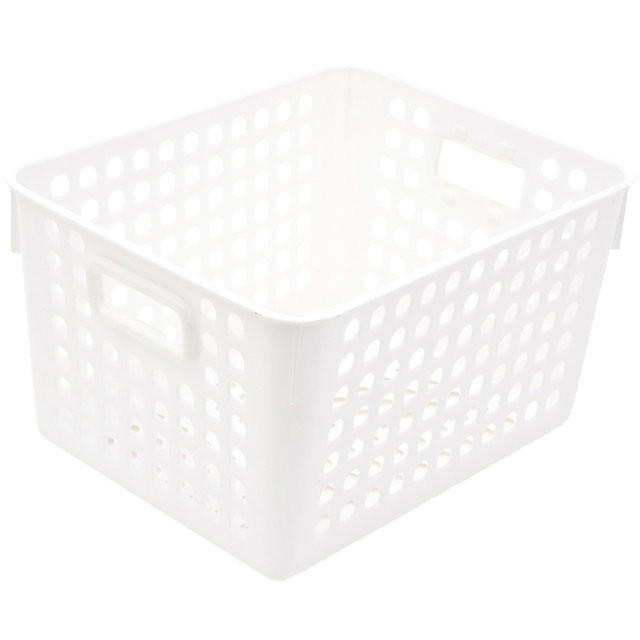 ตะกร้าใส่ของเหลี่ยม CSP 1259 สีขาว KITCHEN BASKET SQUARE CSP 1259 WHITE