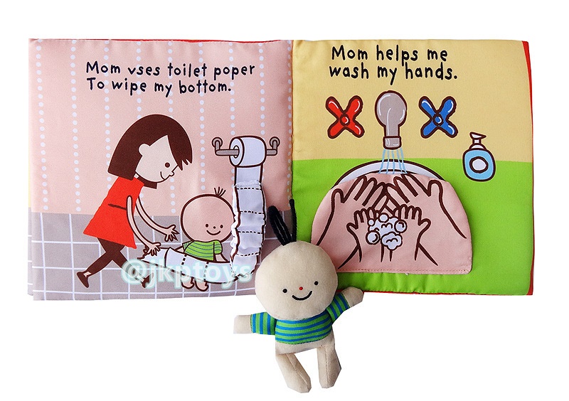 เซตหนังสือผ้าเสริมพัฒนาการ It's Bath Time + It's Potty Time