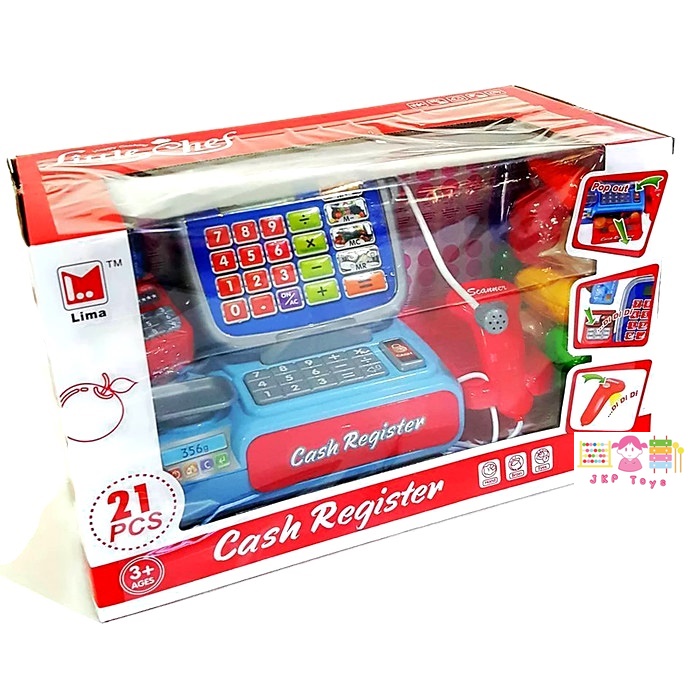 ชุดแคชเชียร์ มีเสียงมีไฟ ขนาด 26*18*15 ซม.