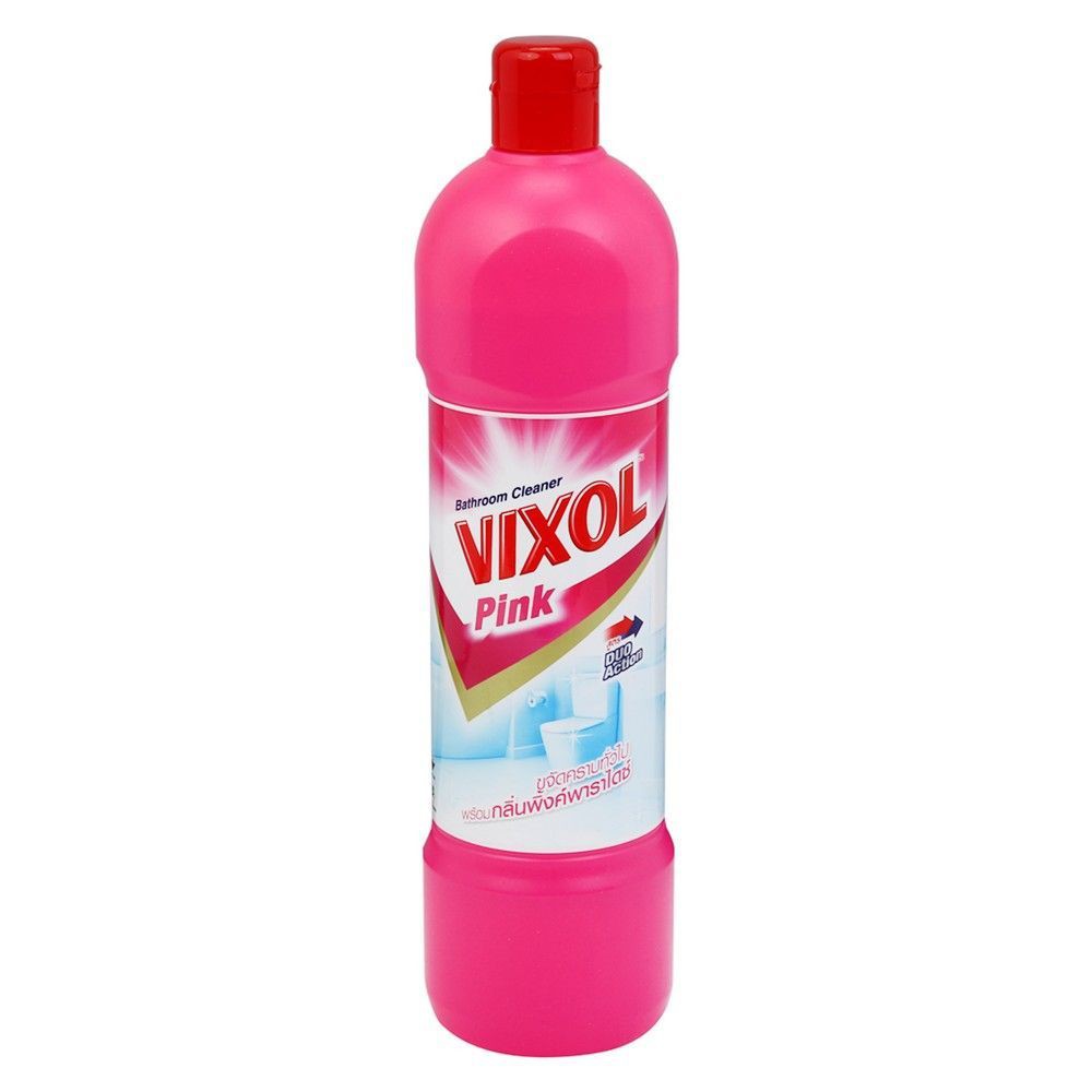 น้ำยาทำความสะอาดห้องน้ำ วิกซอล สีชมพู 900 มล. LIQUID CLEANING BATH ROOM 900ml VIXOL