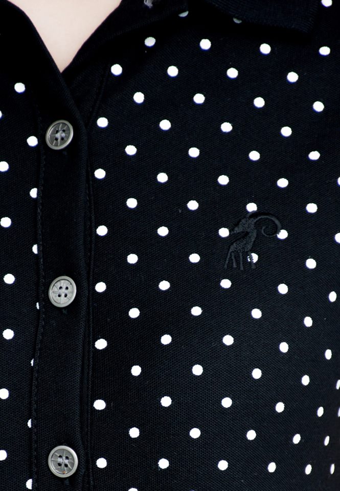 SaLe A02870187 (Whenever) ชุดเดรสสั้นพิมพ์ลายจาก Aries50 ผลิตจากผ้า Cotton ผสม Polyester เนื้อผ้าอย่างดีนุ่มมือ ปกคอเนื้อนุ่มไม่แข็งไม่ม้วน พิมพ์ลายจุด ทรงสวยใส่ได้ทุกโอกาส - คอปกติดกระดุม 4 เม็ด - แขนสั้น - ทรงใส่สบาย - ไม่มีซับใน - ใส่แบบสวม รอบอก x รอบ