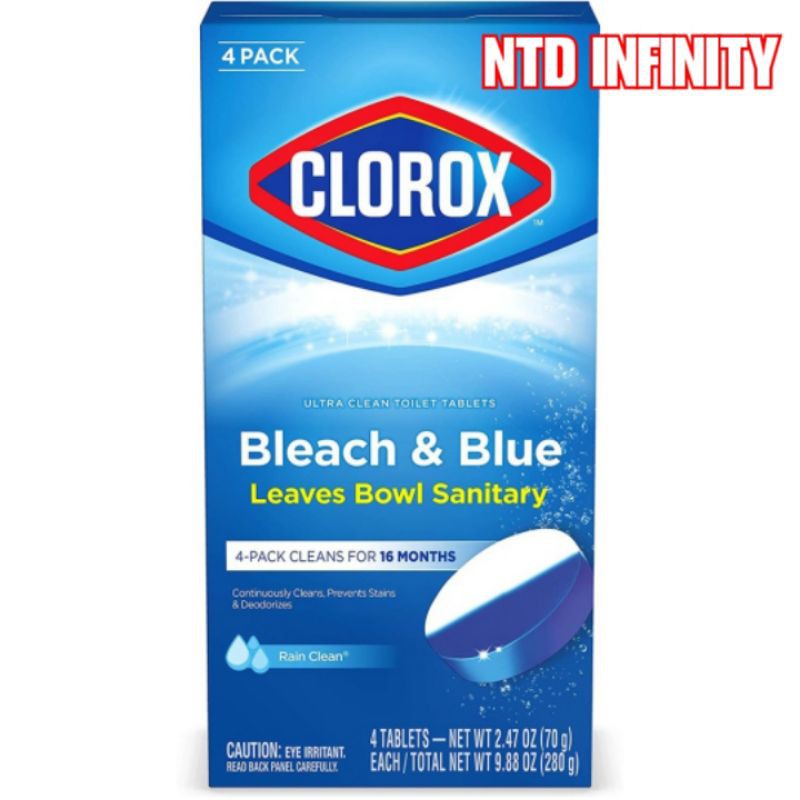 นำเข้าจากอเมริกา 🇺🇸 แบ่งขายClorox Ultra Clean Toilet Tablets 2.47oz ทำความสะอาดป้องกันคราบสกปรกและระงับกลิ่นในโถสุขภัณฑ์
