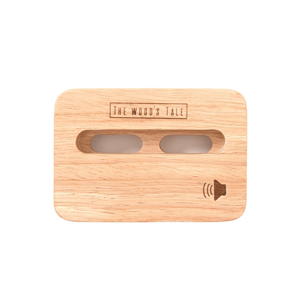 The Wood's Tale ที่ตั้งโทรศัพท์ ขยายเสียง PHONE AMPLIFIER ผลิตจากไม้แท้ 100%