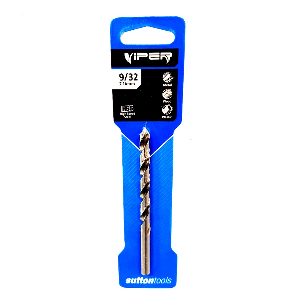 เครื่องมือช่าง สว่าน ดอกสว่าน ดอกเจาะเหล็ก SUTTONTOOLS 9/32นิ้ว METAL DRILL BIT SUTTONTOOLS 9/32"