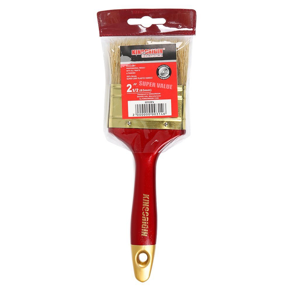 แปรงทาสีขนสังเคราะห์ KINGORIGIN HTOP 4 2.5 นิ้ว อุปกรณ์ทาสีSYNTHETIC PAINT BRUSH KINGORIGIN HTOP 4 2.5"