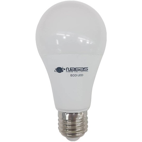 หลอด LED ECO Bulb 3000K 15W WW E27 NAGAS หลอดไฟภายในบ้านเอนกประสงค์
