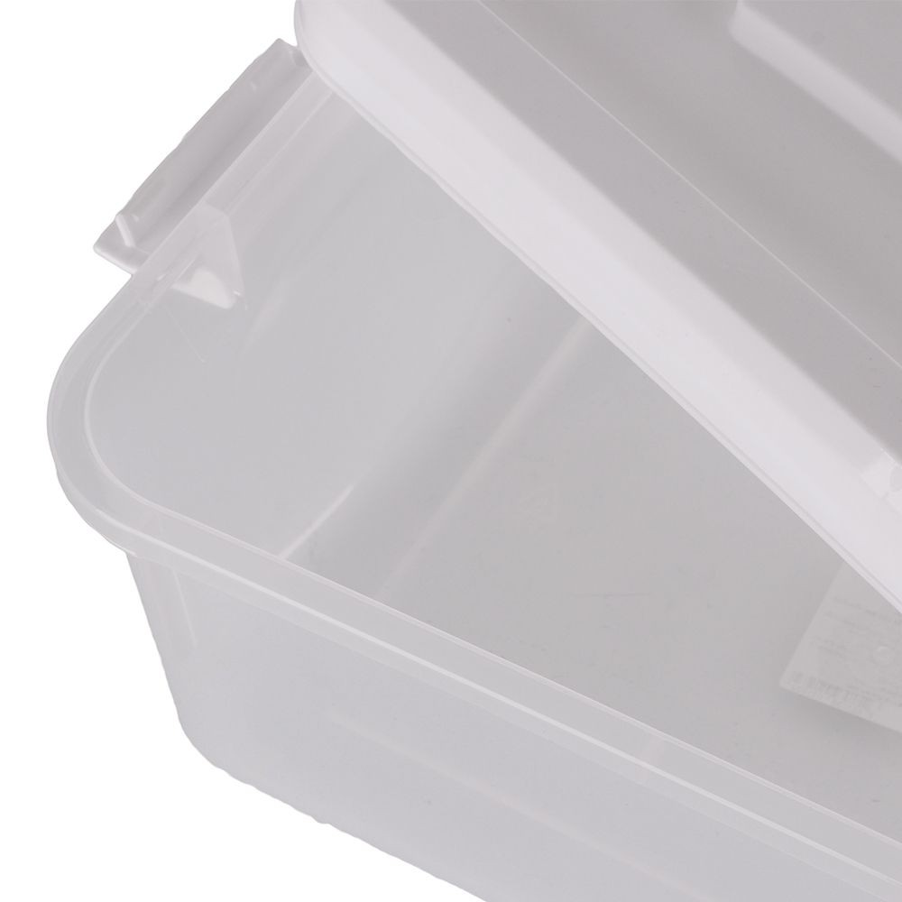 กล่องหูหิ้วใส 33x26x16 ซม. 555-1