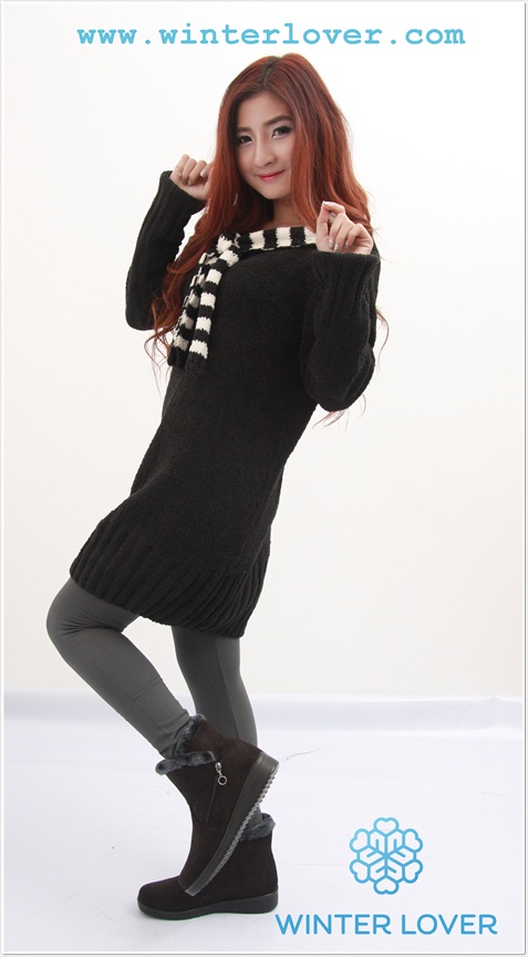 กางเกงเลกกิ้งกันหนาวเนื้อถุงน่องหนาสีเทาคลาสสิค(Free Size)(พร้อมส่ง)