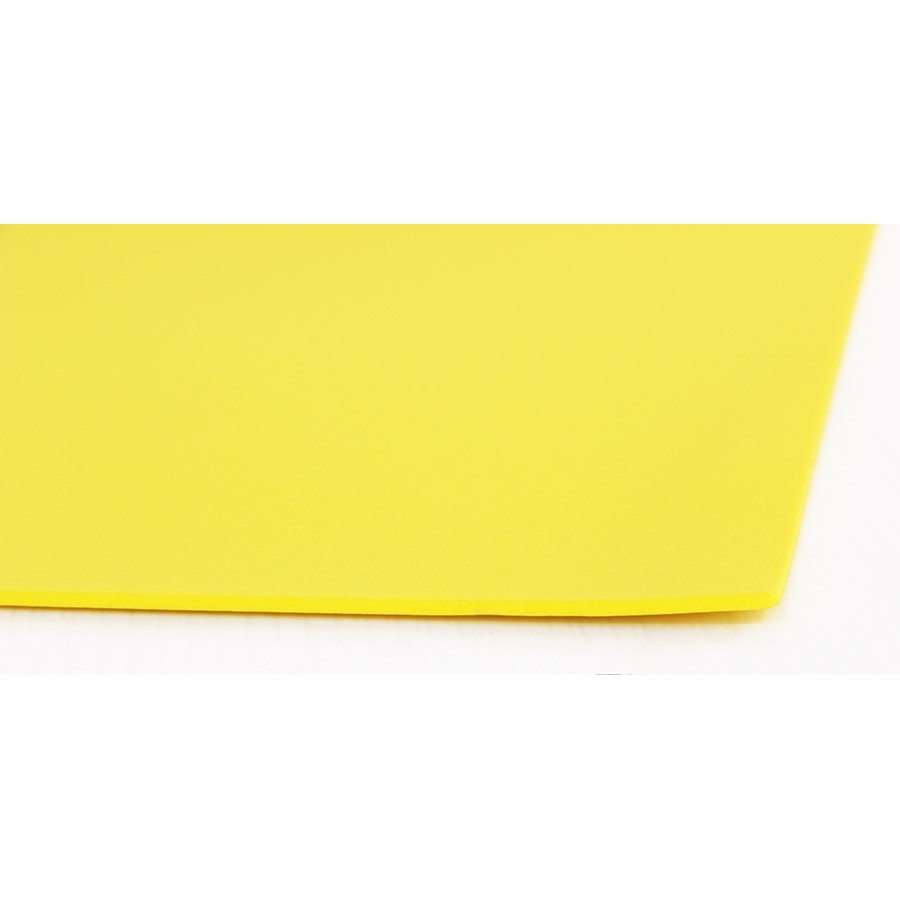 สีเหลือง แผ่นโฟมยาง ขนาด 55x55 ซม. หนา 3 มม. จำนวน 5 แผ่น