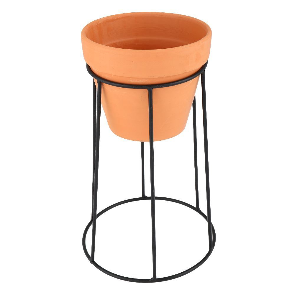 กระถางดินเผาพร้อมขาตั้ง SPRING ไซส์ L 32.5 ซม. TERRACOTTA POT PLANTER SPRING สูง 32.5CM COTTA